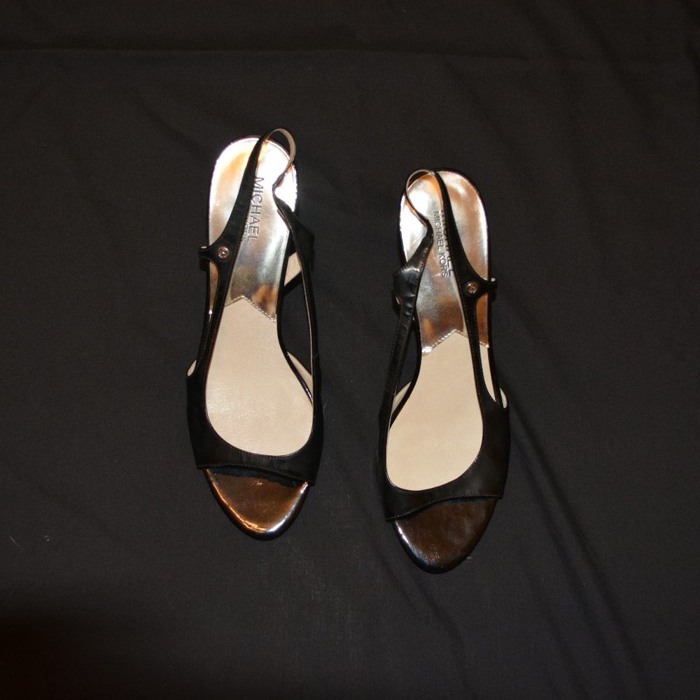 Open toed 3 inch heels